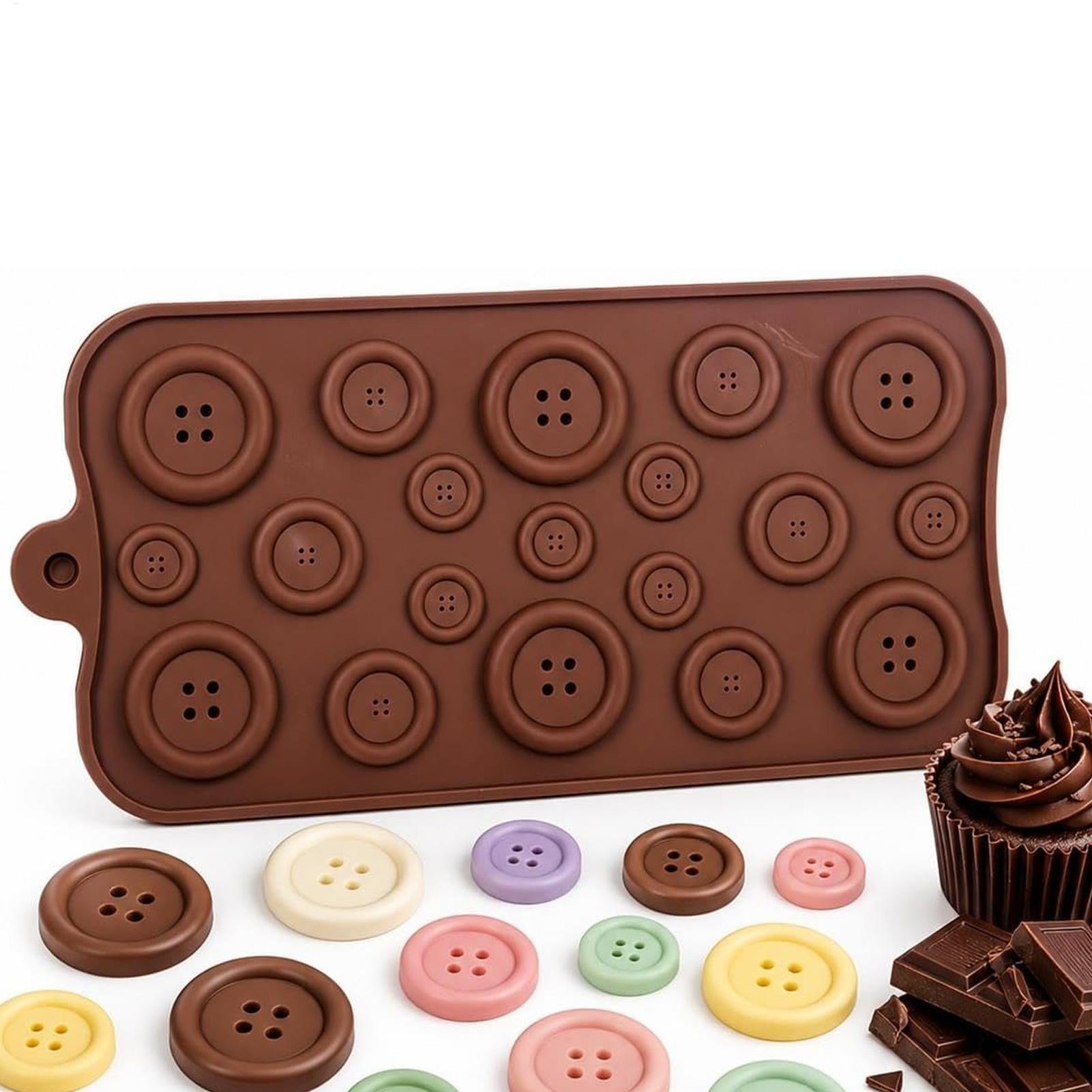 Gummy Candy - 19 Bölmeli Silikon Çikolata Kalıpları, Gıda