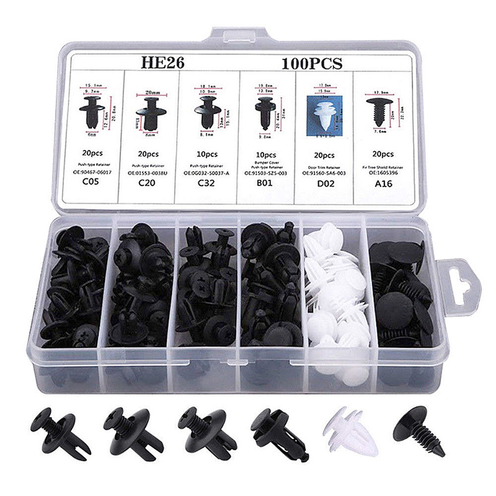 Trail Mix - 100 adet Araba Aksesuarları Karışık Otomatik